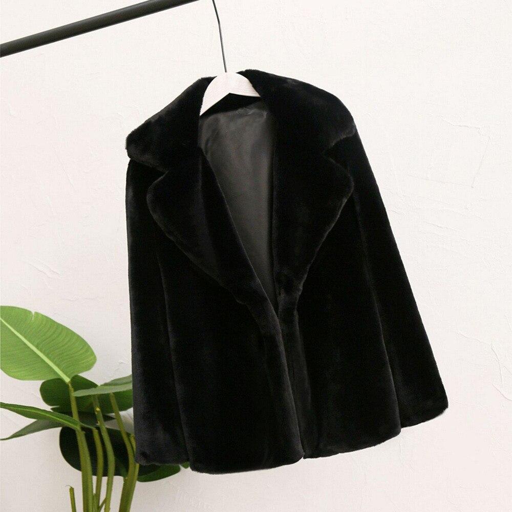 Faux Fur Coat Thick Long Sleeve Cardigan - Easy Pickins Store