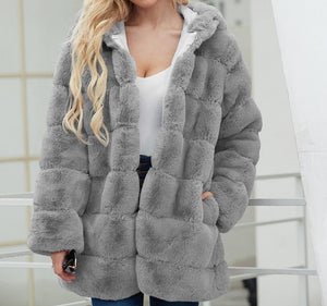 Faux Fur Plush Teddy Coat - Easy Pickins Store