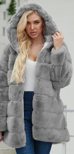 Faux Fur Plush Teddy Coat