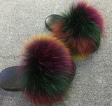Faux Fur Slippers - Easy Pickins Store