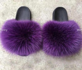 Faux Fur Slippers - Easy Pickins Store