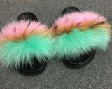 Faux Fur Slippers - Easy Pickins Store