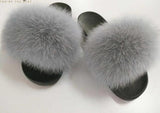 Faux Fur Slippers - Easy Pickins Store