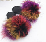 Faux Fur Slippers - Easy Pickins Store