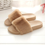 Faux Fur Slippers Slip On - Easy Pickins Store