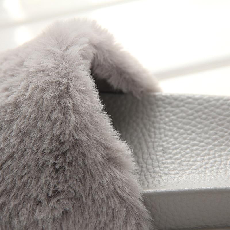 Faux Fur Slippers Slip On - Easy Pickins Store