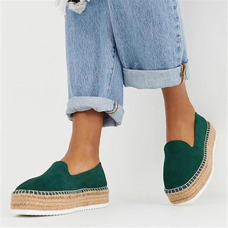 Faux Suede Espadrilles Casual Loafers - Easy Pickins Store