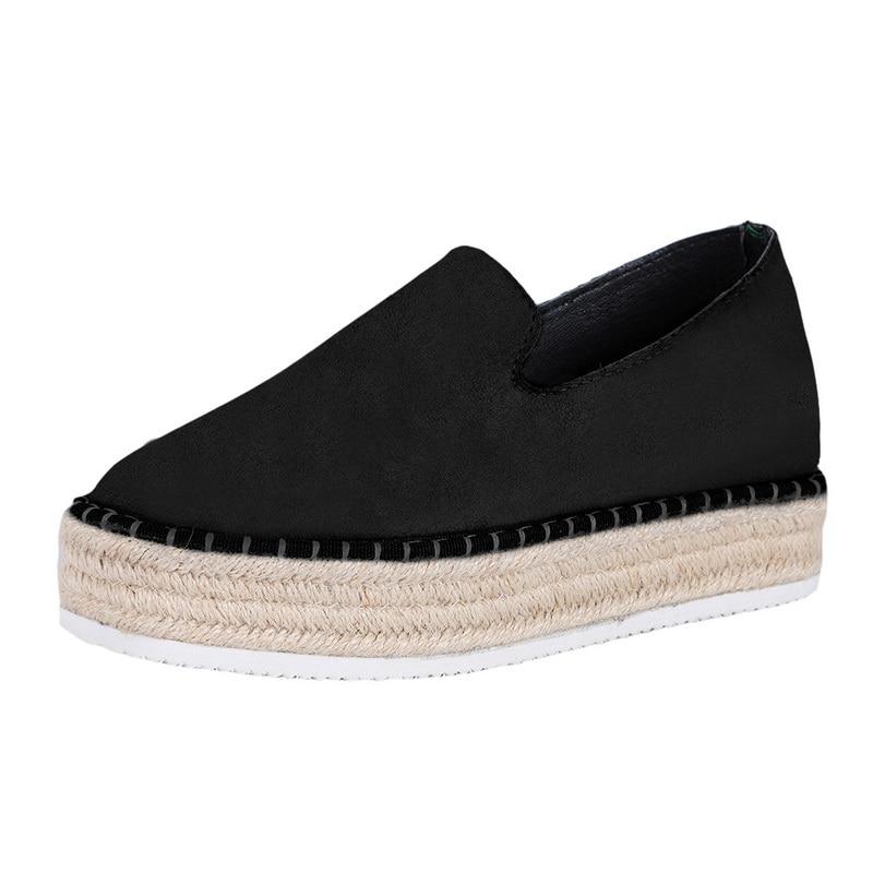 Faux Suede Espadrilles Loafers - Easy Pickins Store