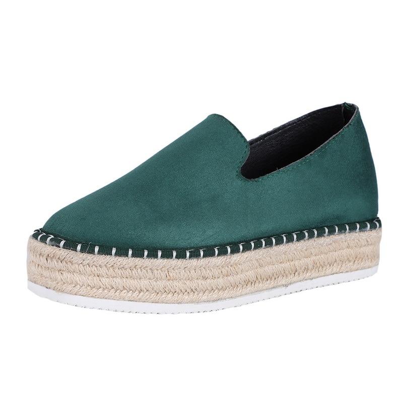 Faux Suede Espadrilles Loafers - Easy Pickins Store