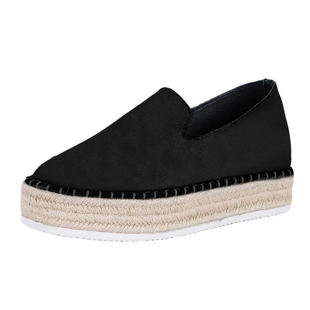 Faux Suede Espadrilles Loafers - Easy Pickins Store