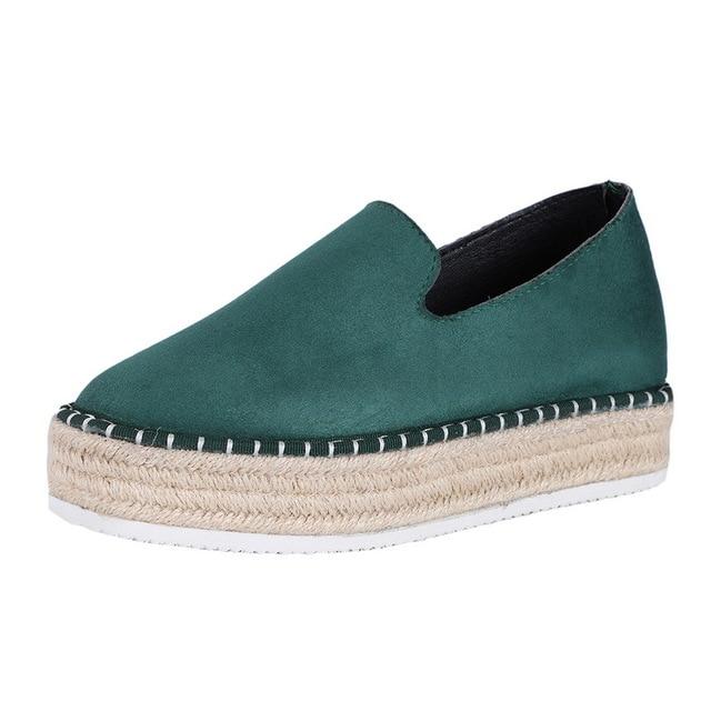 Faux Suede Espadrilles Loafers - Easy Pickins Store