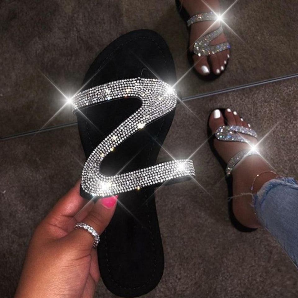 Flat Sole Slippers Flip-Flops Plus Size Low Heels Soft Jelly - Easy Pickins Store