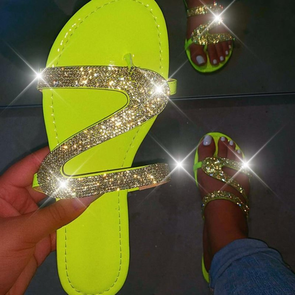 Flat Sole Slippers Flip-Flops Plus Size Low Heels Soft Jelly - Easy Pickins Store