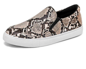 Flats Snake Print Loafers Slip On - Easy Pickins Store