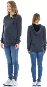 Fleece Sweatshirt Hoodie Kangaroo Pocket - Easy Pickins Store