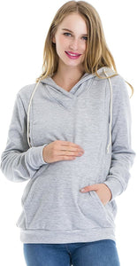 Fleece Sweatshirt Hoodie Kangaroo Pocket - Easy Pickins Store