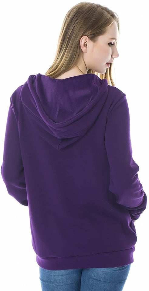 Fleece Sweatshirt Hoodie Kangaroo Pocket - Easy Pickins Store