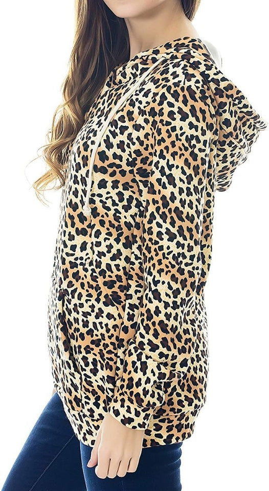 Fleece Sweatshirt Hoodie Kangaroo Pocket - Easy Pickins Store