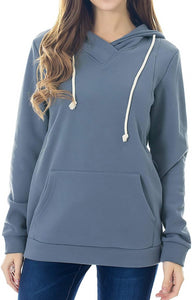Fleece Sweatshirt Hoodie Kangaroo Pocket - Easy Pickins Store
