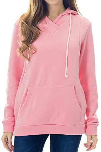 Fleece Sweatshirt Hoodie Kangaroo Pocket - Easy Pickins Store
