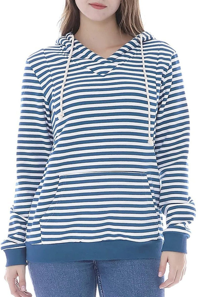 Fleece Sweatshirt Hoodie Kangaroo Pocket - Easy Pickins Store