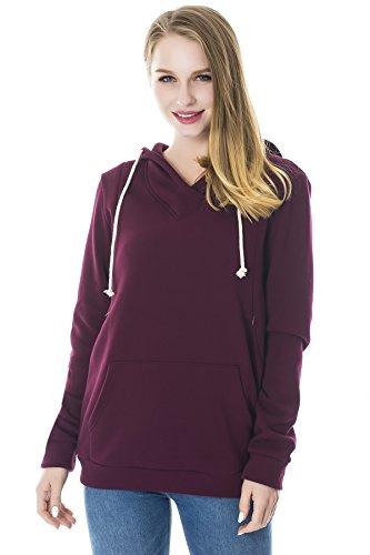 Fleece Sweatshirt Hoodie Kangaroo Pocket - Easy Pickins Store