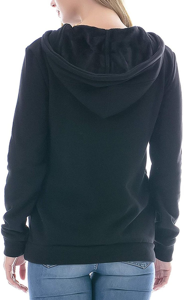 Fleece Sweatshirt Hoodie Kangaroo Pocket - Easy Pickins Store