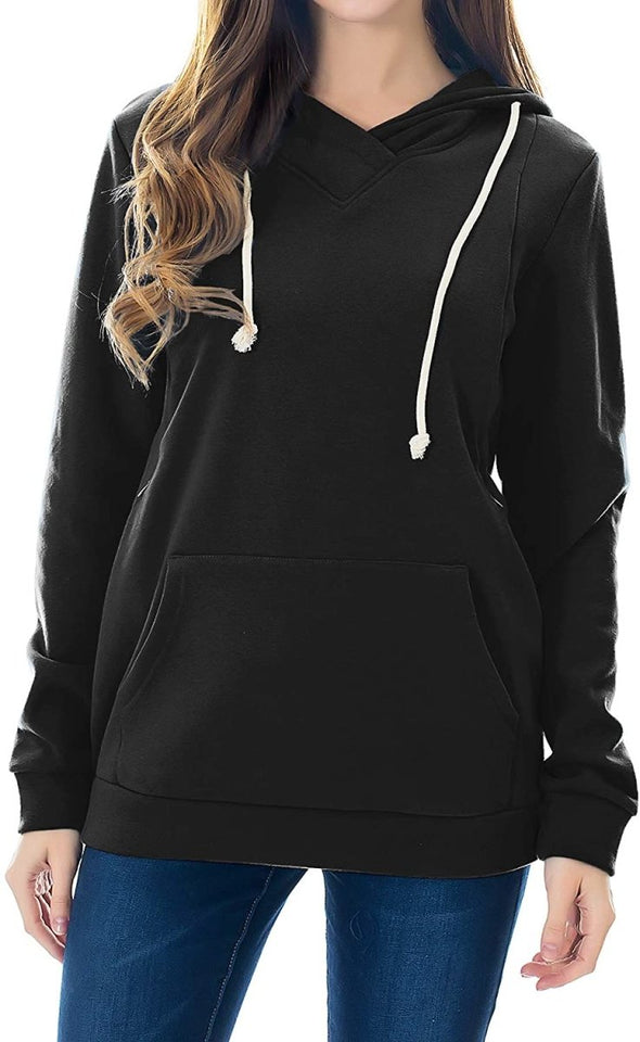 Fleece Sweatshirt Hoodie Kangaroo Pocket - Easy Pickins Store