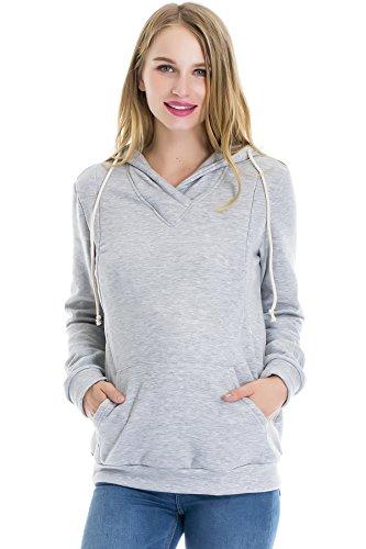 Fleece Sweatshirt Hoodie Kangaroo Pocket - Easy Pickins Store