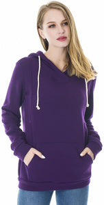 Fleece Sweatshirt Hoodie Kangaroo Pocket - Easy Pickins Store