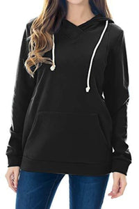 Fleece Sweatshirt Hoodie Kangaroo Pocket - Easy Pickins Store