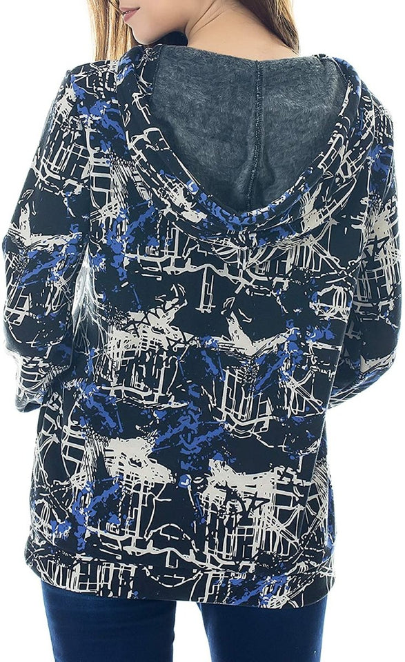 Fleece Sweatshirt Hoodie Kangaroo Pocket - Easy Pickins Store