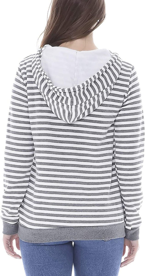 Fleece Sweatshirt Hoodie Kangaroo Pocket - Easy Pickins Store