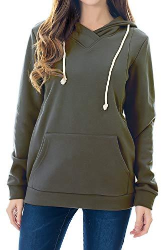 Fleece Sweatshirt Hoodie Kangaroo Pocket - Easy Pickins Store