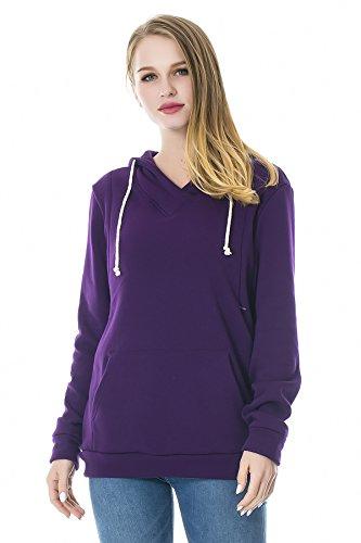 Fleece Sweatshirt Hoodie Kangaroo Pocket - Easy Pickins Store