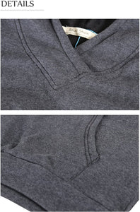Fleece Sweatshirt Hoodie Kangaroo Pocket - Easy Pickins Store