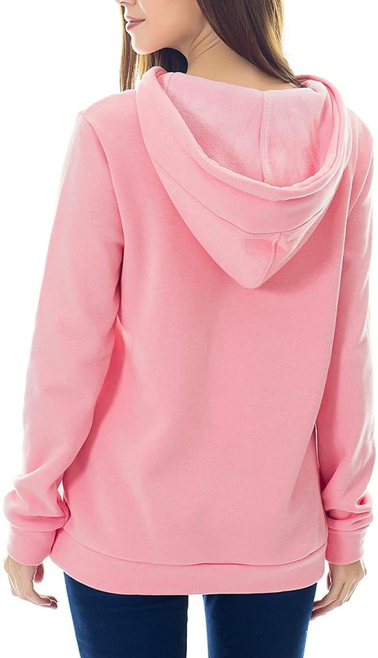Fleece Sweatshirt Hoodie Kangaroo Pocket - Easy Pickins Store