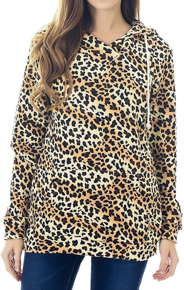 Fleece Sweatshirt Hoodie Kangaroo Pocket - Easy Pickins Store