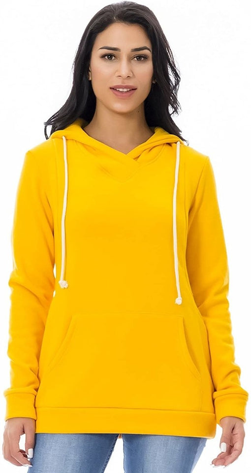 Fleece Sweatshirt Hoodie Kangaroo Pocket - Easy Pickins Store