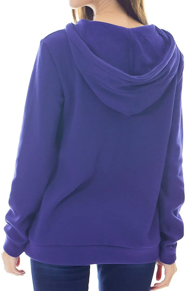 Fleece Sweatshirt Hoodie Kangaroo Pocket - Easy Pickins Store