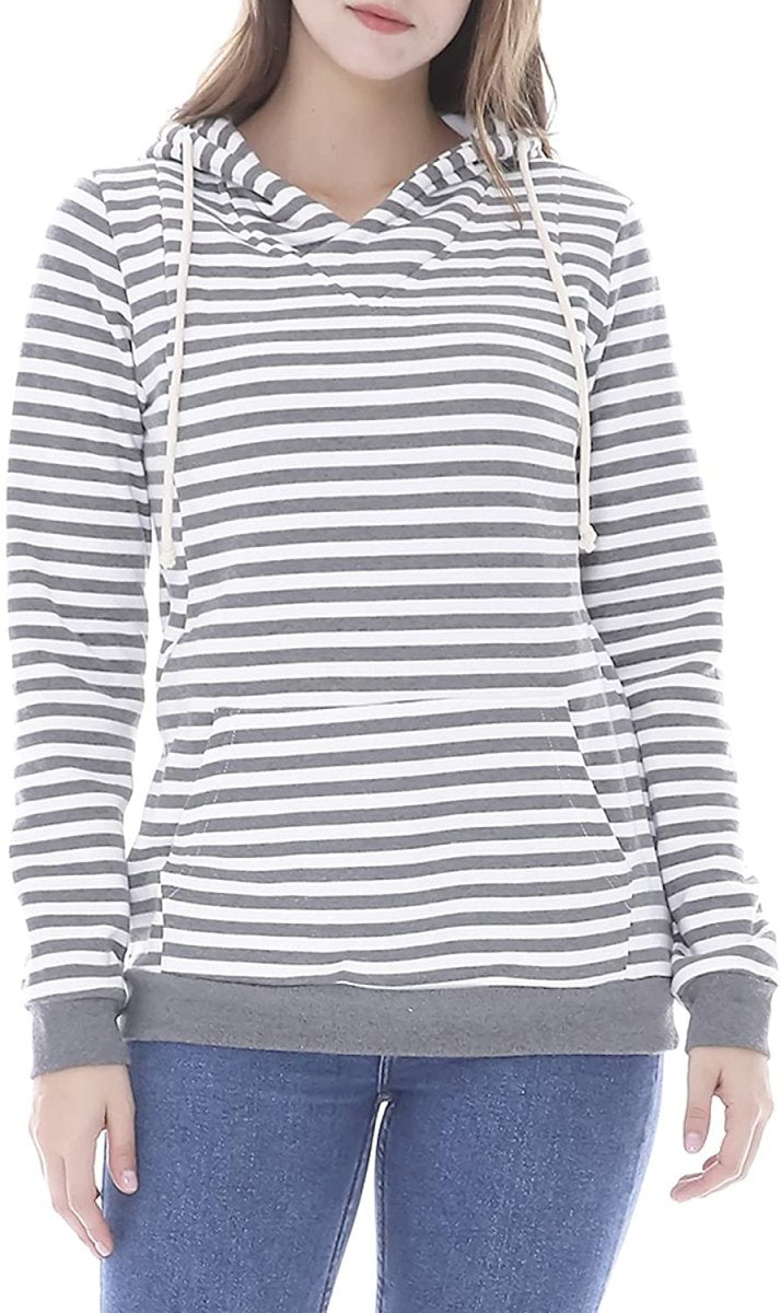 Fleece Sweatshirt Hoodie Kangaroo Pocket - Easy Pickins Store