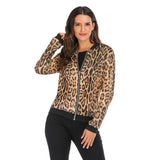 Floral Bomber Short Zipper Long Sleeve Jacket - Easy Pickins Store