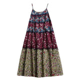 Floral Loose Bohemian Dress Sleeveless - Easy Pickins Store