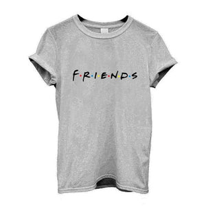 Friends Print T-shirt Short Sleeve - Easy Pickins Store