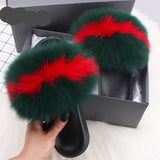 Fur Slides Slippers Flip Flops - Easy Pickins Store