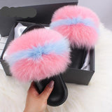 Fur Slides Slippers Flip Flops - Easy Pickins Store