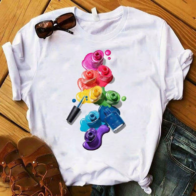 Graphic 3D Paint Color T shirt - Easy Pickins Store