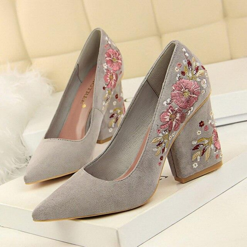 High Heel Pumps Bridal Flower - Easy Pickins Store