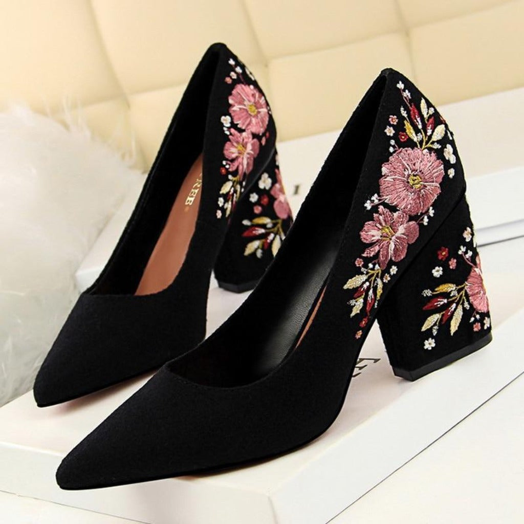 High Heel Pumps Bridal Flower - Easy Pickins Store