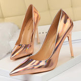 High Heels Leather Pumps - Easy Pickins Store